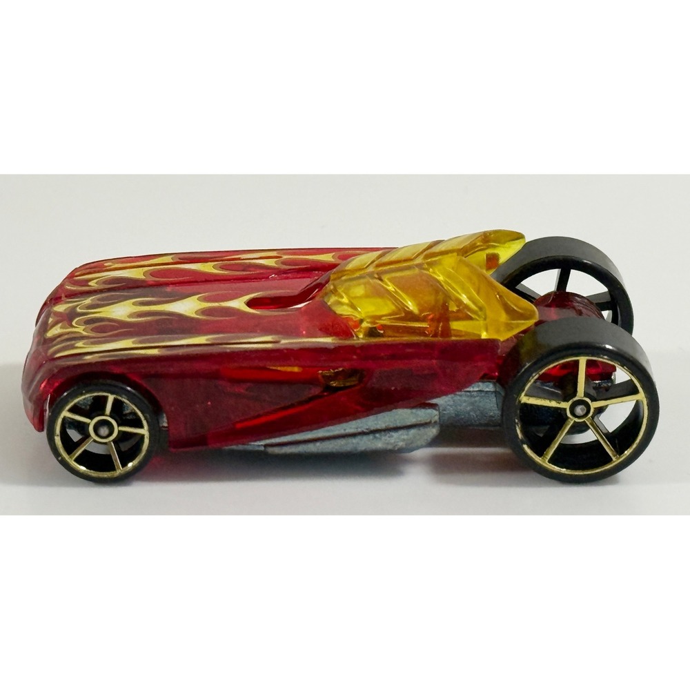 Hot Wheels Paradox Toy Car Kids 1:64 Red Translucent Flame X-Raycers Series